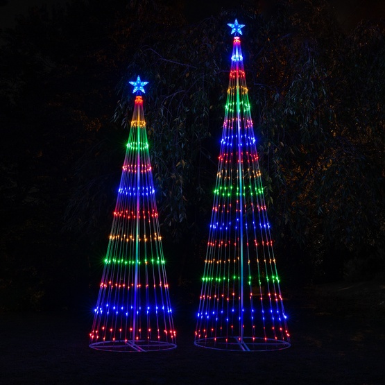 4' Multicolor LED Animated Lightshow Outdoor Christmas Tree
