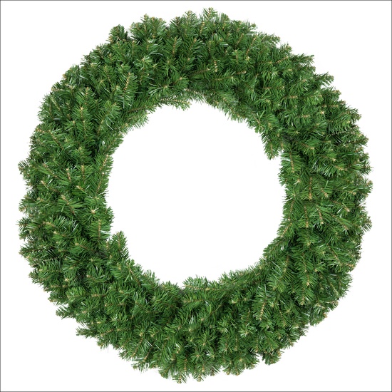 36" Olympia Pine Commercial Unlit Wreath