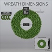 48" Olympia Pine Commercial Unlit Wreath