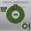 48" Olympia Pine Commercial Unlit Wreath
