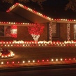 C9 Red Christmas Light Bulbs, Opaque