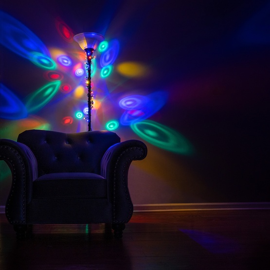 50 LED Halo Multi Color Christmas Lights, 4" Spacing