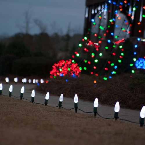 Kringle Traditions TM C9 Cool White LED Christmas Light Bulbs