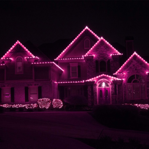 Kringle Traditions TM C9 Pink LED Christmas Light Bulbs