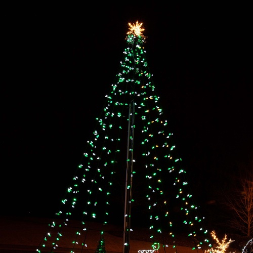 Kringle Traditions TM C7 Cool White LED Christmas Light Bulbs