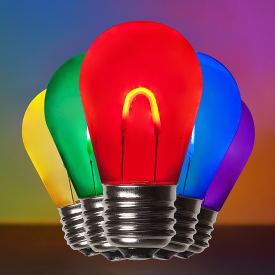 S14 120V Dimmable Multicolor Shatterproof FlexFilament TM LED Edison Bulb