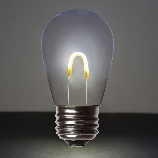 S14 120V Dimmable Cool White Shatterproof FlexFilament TM LED Edison Bulb
