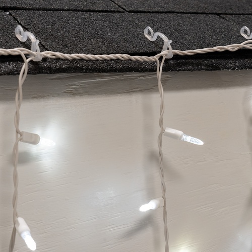 Icicle and Mini Light Accessories Icicle Light Clip, 100 Pack