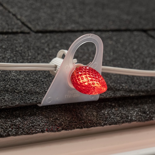 C7 and C9 Accessories Original Christmas Light Shingle Tab, 100 Pack