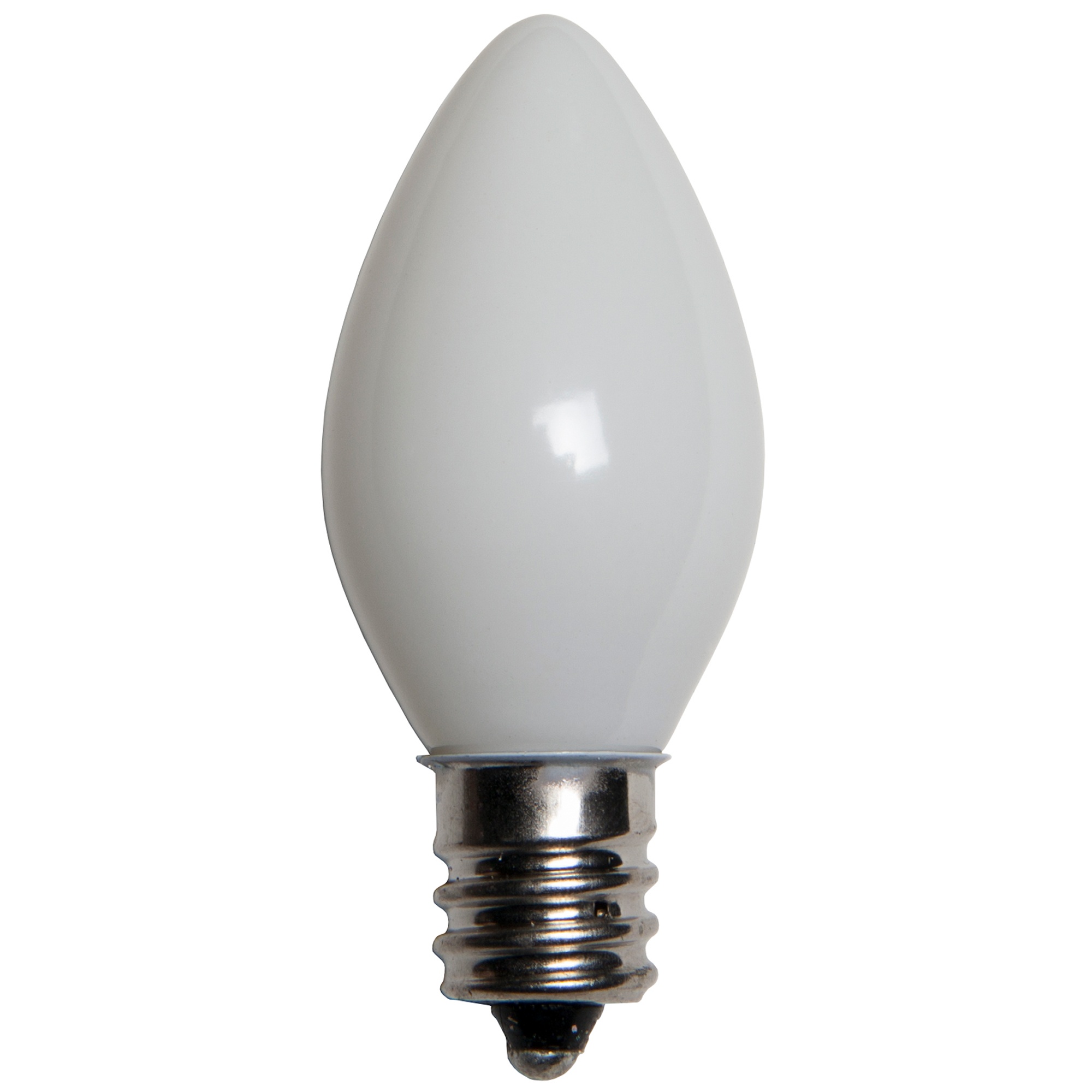 C7 Christmas Light Bulb C7 White Christmas Light Bulbs, Opaque