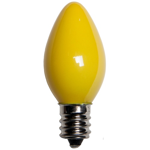 C7 Christmas Light Bulb C7 Yellow Christmas Light Bulbs, Opaque