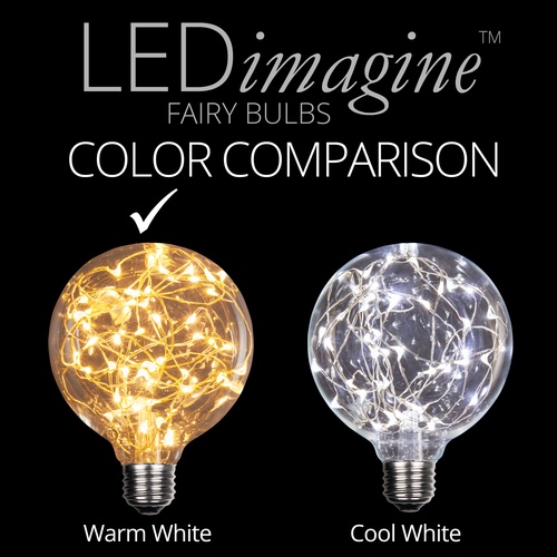 G95 Warm White LEDimagine TM Fairy Light Bulb
