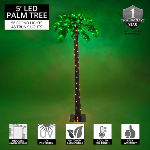 5' LED Lighted Palm Tree