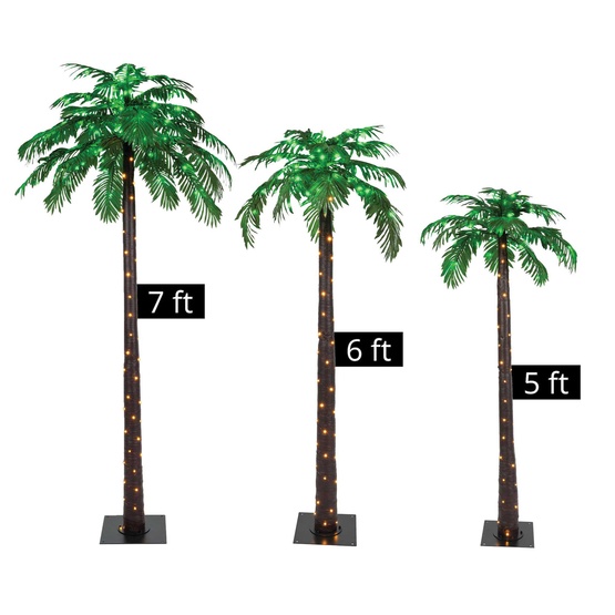 5' LED Lighted Palm Tree
