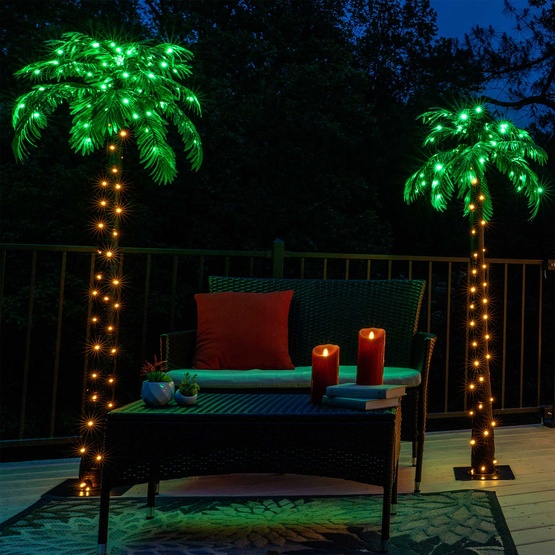 5' LED Lighted Palm Tree