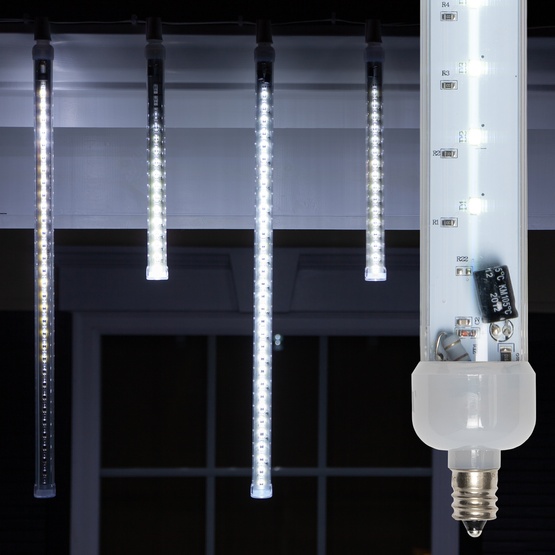 24" T8 120V Cool White Grand Cascade SMD LED Light Tubes, E12 Base