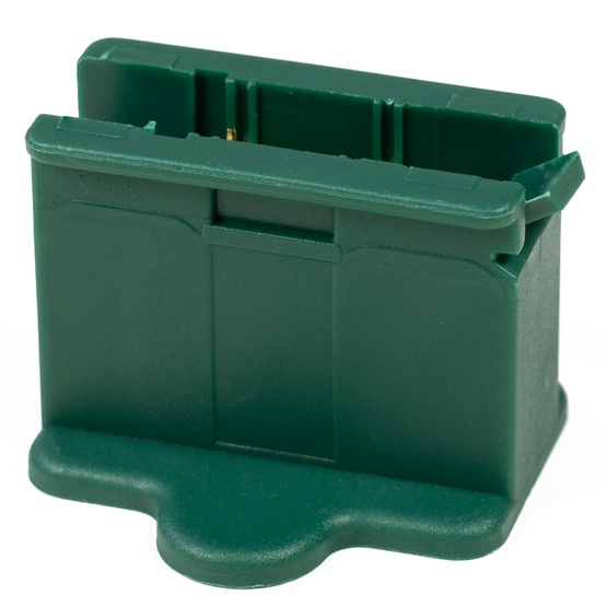 Green Christmas Light Plug, Polarized Female Zip Plug, SPT1