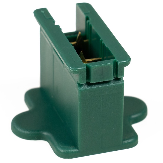 Green Christmas Light Plug, Polarized Female Zip Plug, SPT1