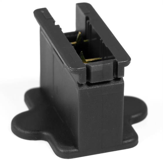 Black Christmas Light Plug, Polarized Female Zip Plug, SPT1