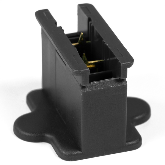 Black Christmas Light Plug, Polarized Female Zip Plug, SPT1