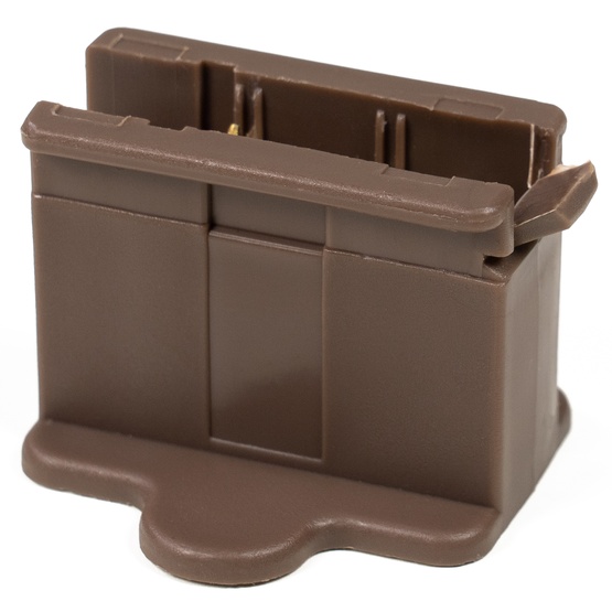 Brown Christmas Light Plug, Polarized Female Zip Plug, SPT1