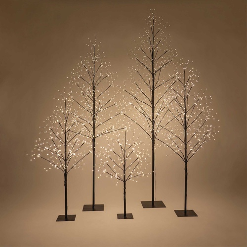 3' Black Fairy Light LED Tree 