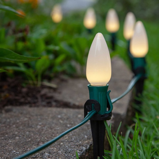 5" Wintergreen Lighting PathPRO TM Christmas Light Stake, 25 Pack