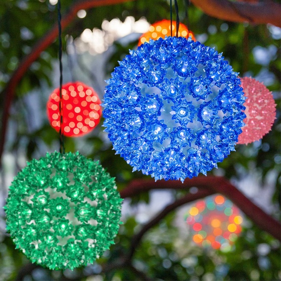 6" Blue T5 LED Starlight Sphere, 50 Lights