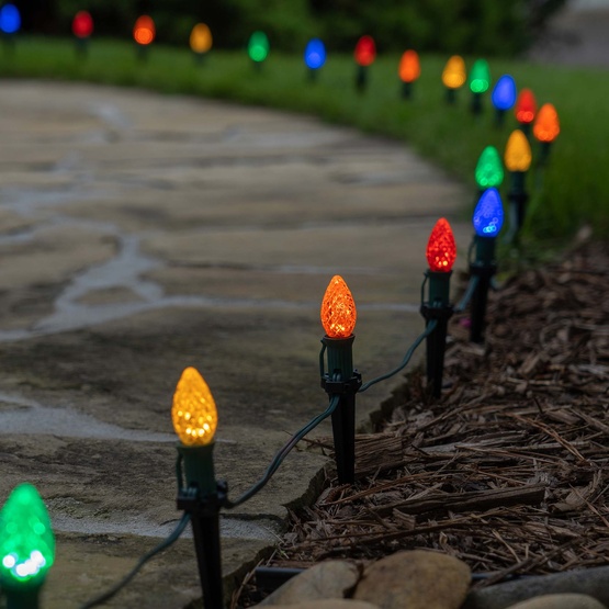 C7 Multicolor OptiCore LED Christmas Light Bulbs, Contractor Pack