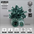 50 WeatherPRO TM 5mm Cool White LED Christmas Lights, 4" Spacing