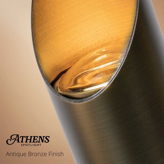 Athens Outdoor Spotlight, Antique Bronze