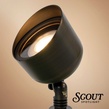 Scout Outdoor Spotlight, Antique Bronze