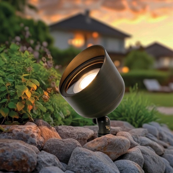 Scout Outdoor Spotlight, Antique Bronze