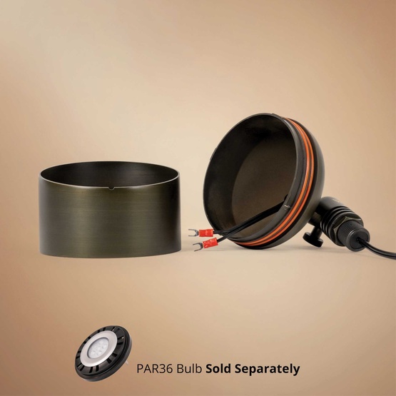 Scout Outdoor Spotlight, Antique Bronze