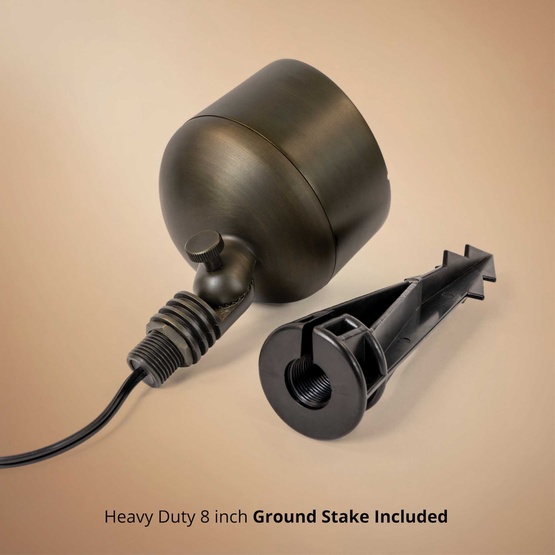 Scout Outdoor Spotlight, Antique Bronze