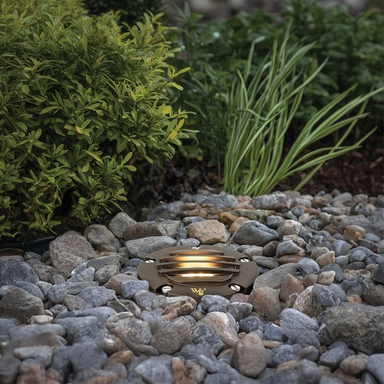  Savannah Well Light with Gravel Guard, Antique Bronze