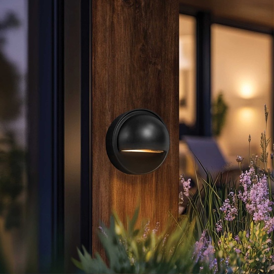 Harper Outdoor Low Voltage Landscape Lighting Deck Light, Black