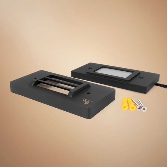 2W 240-Lumen Walker Exterior Step Light, Black