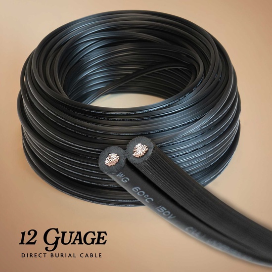 12 Gauge Landscape Lighting Direct Burial Cable