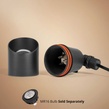 Jasper Compact Outdoor Spotlight, Black