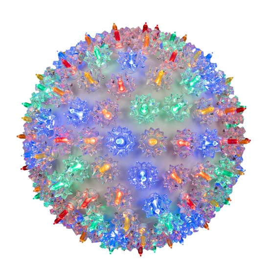 6" Multicolor T5 LED Starlight Sphere, 50 Lights