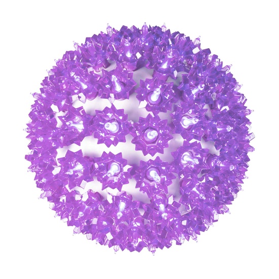 6" Purple T5 LED Starlight Sphere, 50 Lights