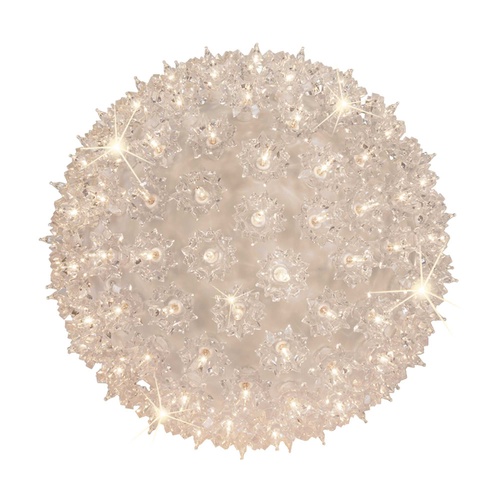 6" Warm White T5 LED Twinkle Starlight Sphere, 50 Lights