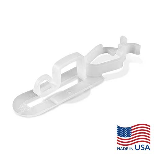 Wintergreen Lighting All-in-One Plus Christmas Light Clip, 100 Pack