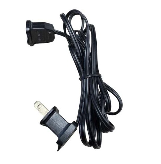 6' Black Christmas Light Jumper Cord