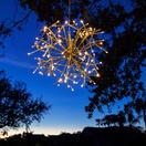 Gold UltraBright Starburst Lighted Branches with Warm White LED Flashing Lights, 1 pc