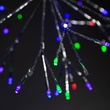 16" Silver UltraBright Starburst Lighted Branches, Multicolor LED Flashing Lights, 1 pc