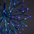 20" Blue UltraBright Starburst Lighted Branches, Blue LED Flashing Lights, 1 pc