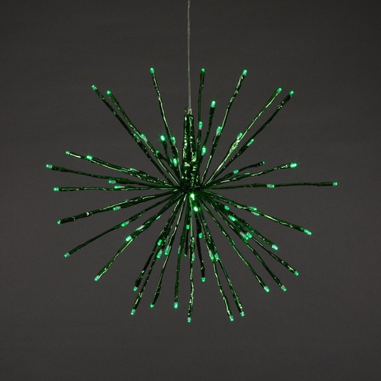 24" Green SuperNova Starburst Lighted Branches, Green LED Lights, 1 pc