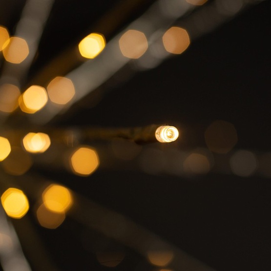 16" Gold SuperNova Starburst Lighted Branches, Warm White LED Lights, 1 pc